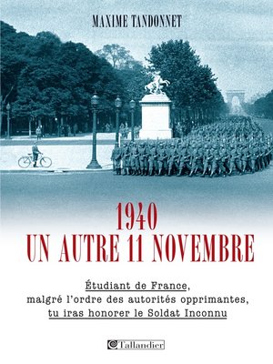 cover image of 1940, un autre 11 novembre